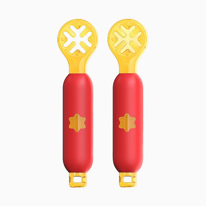 Rice paste complementary food spoon hole shaped children&