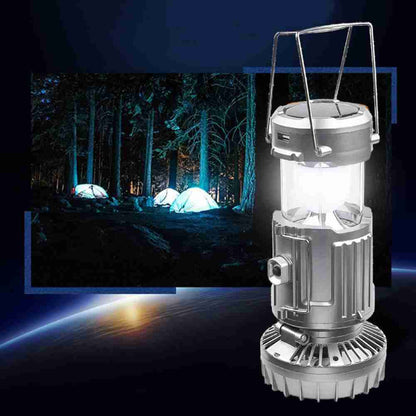Solar LED Camping Lantern Fan