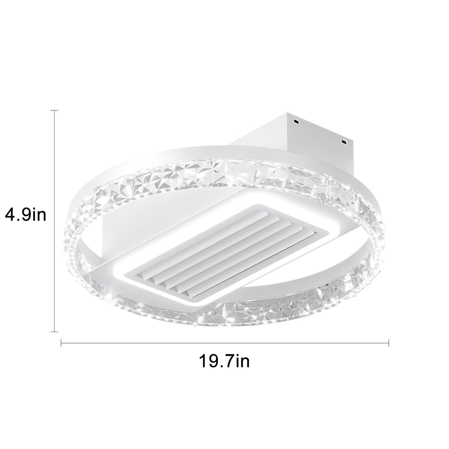 Bladeless LED Fan Lamp