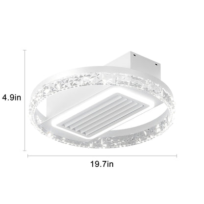 Bladeless LED Fan Lamp