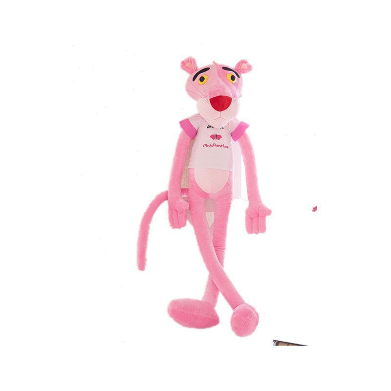 Internet celebrity pink leopard plush toy doll Dalang leopard long legs pink playful leopard jumping tiger large children&