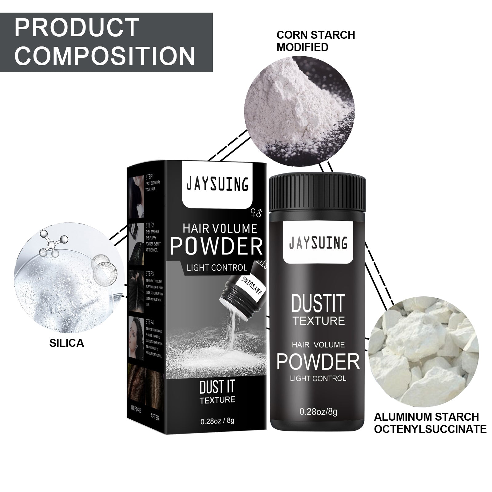 Hair Puff Powder Men&