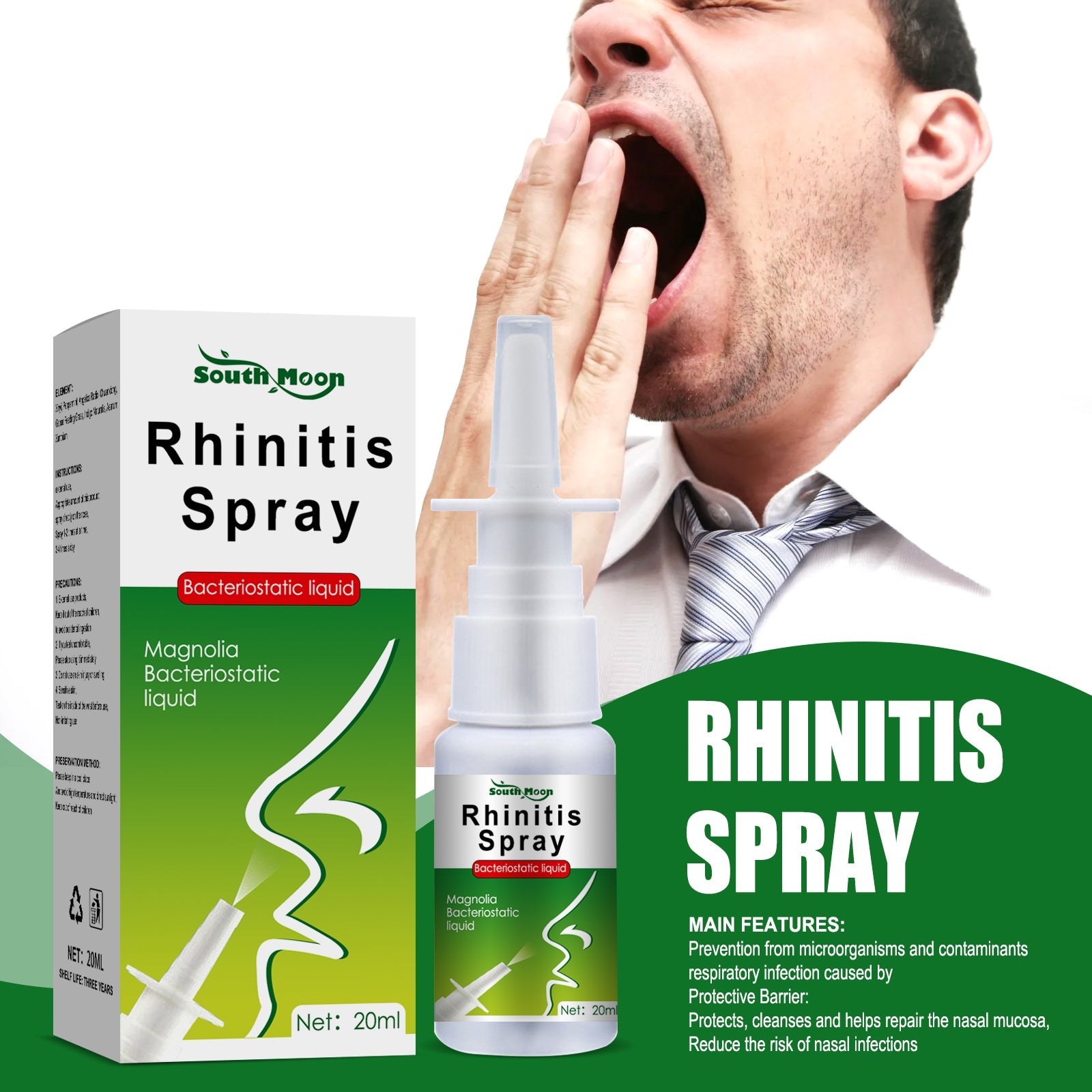 Nasal Litong Spray Gentle Nasal Cleansing To Relieve Nasal Discomfort Body Care Spray