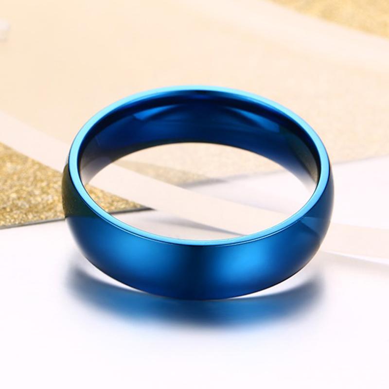 Vnox 6mm Classic Wedding Ring for Men Women