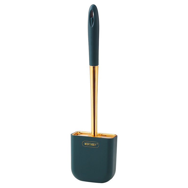 Wall-Mount Silicone Toilet Brush