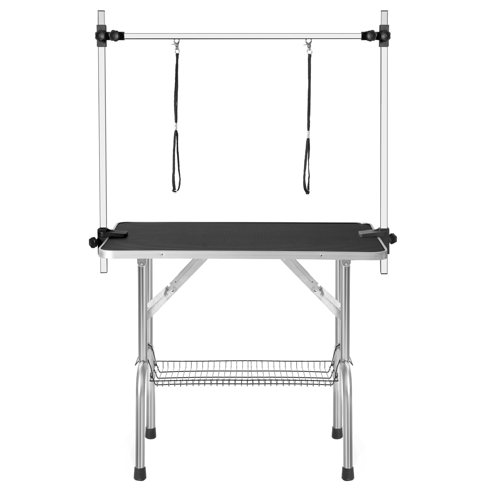36" Professional Dog Pet Grooming Table Adjustable Heavy Duty Portable w/Arm &amp; Noose &amp; Mesh Tray