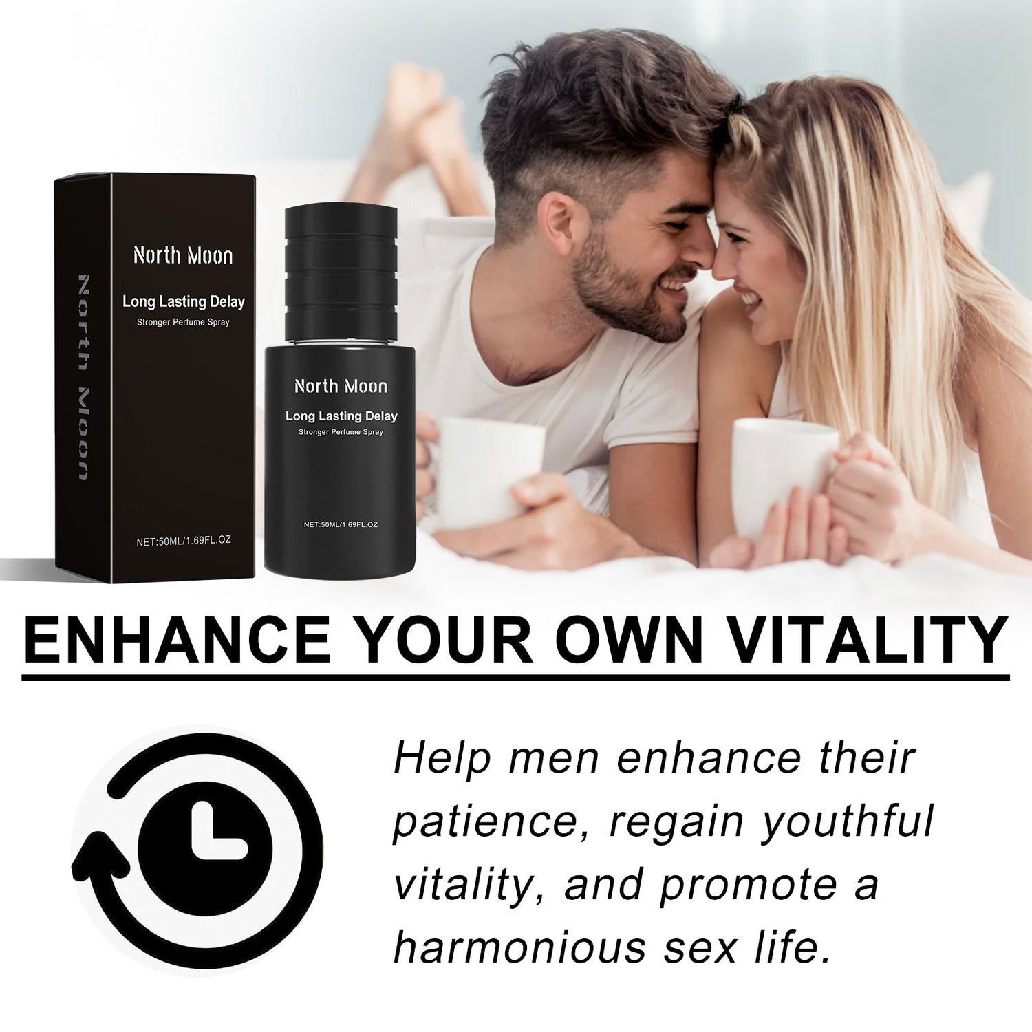 Long Lasting Delay Stronger Perfume Spray, Natural Niche Fragrance Lasting Release Charming Men&