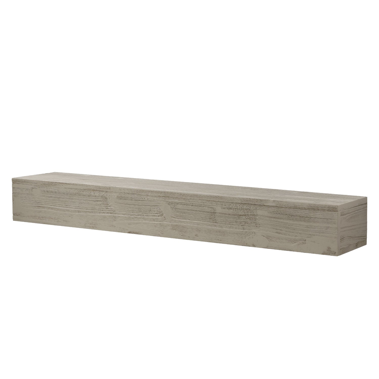 72" Rustic Wood Fireplace Mantel,Wall-Mounted &amp; Floating Shelf for Home Decor