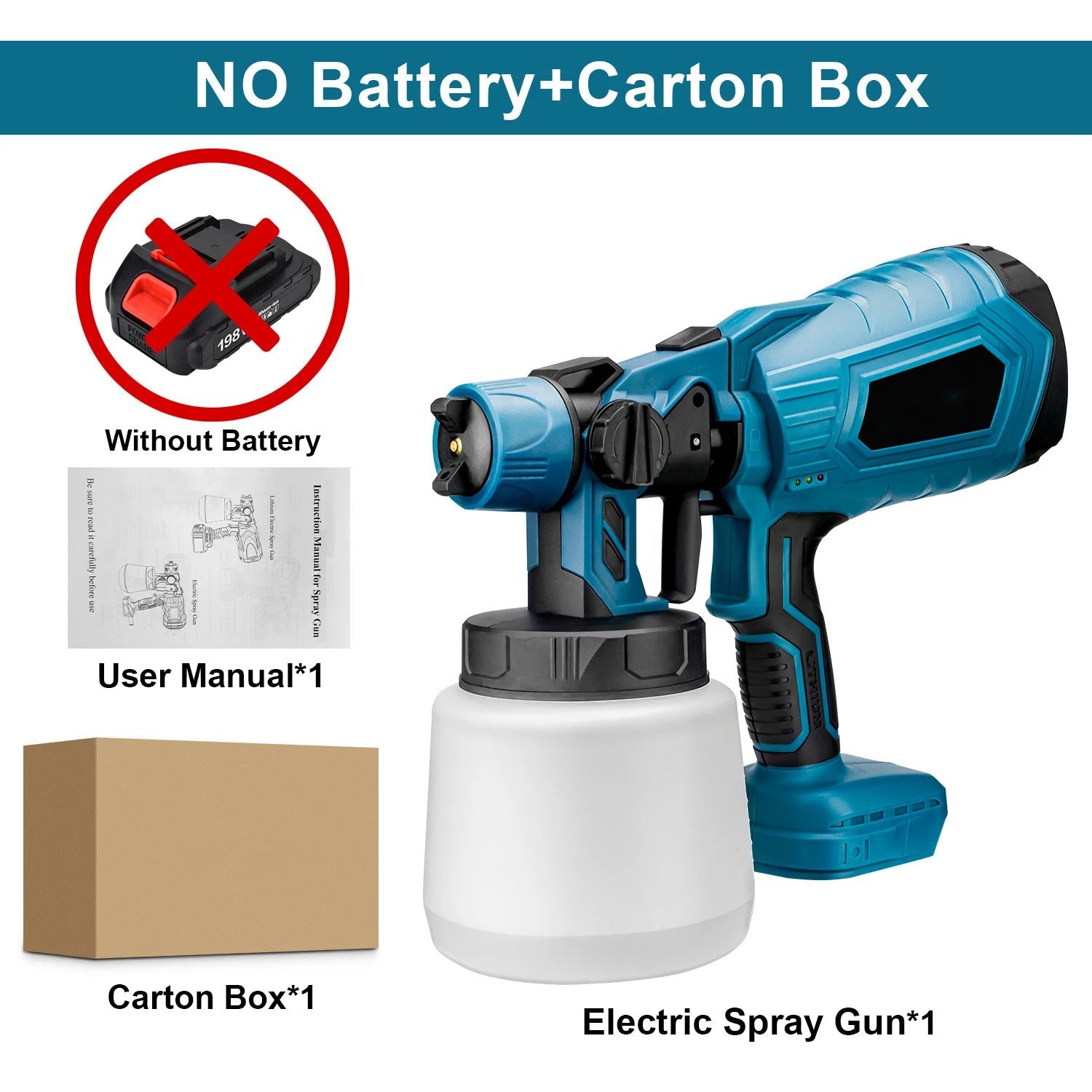 Cordless HVLP Paint Sprayer