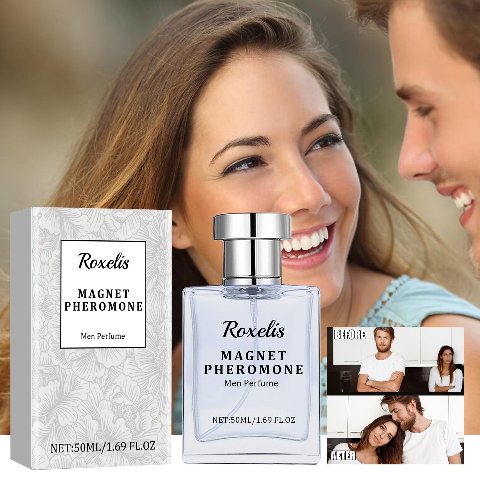 Magnet Pheromone, Lasting Fragrance Elegant Natural Fragrance Not Pungent Men&