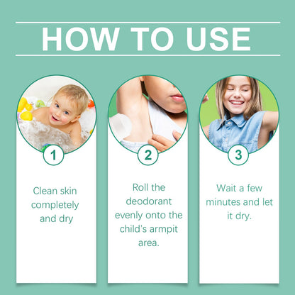 Vanilla Citrus Roll-On Fragrance For Kids Sweat Roll-On Armpit Sweat Cleansing Fragrance Gentle And Fresh