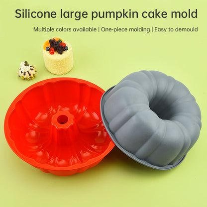 10-inch Non-Stick Silicone Bundt Pan - Multipurpose Baking Mold for Cakes, Jello &amp; Gelatin