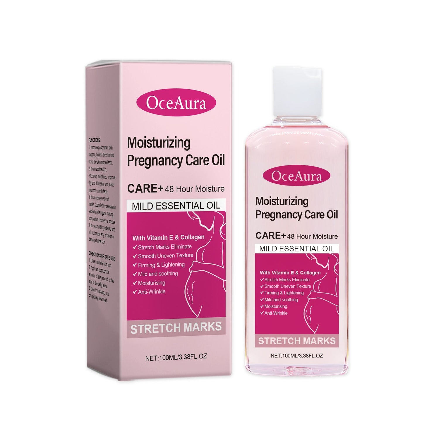 Skin Care Oil Moisturizes Postpartum Skin Fine Lines And Enhances Elasticity With A Moisturizing Cream For The Body