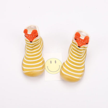 Baby cartoon walking shoes, cute multi-color children&