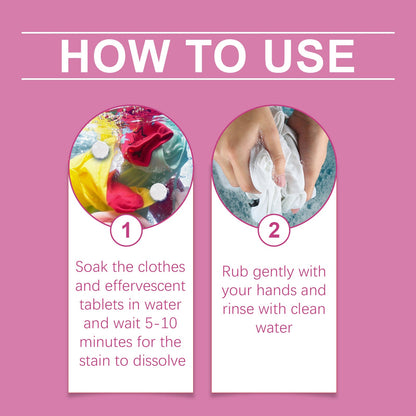 Clothing Decontamination Effervescent Tablet Biological Enzyme Explosion Salt Household Clothing Decontamination Decontamination Stain Leave Fragrance Cleaning
