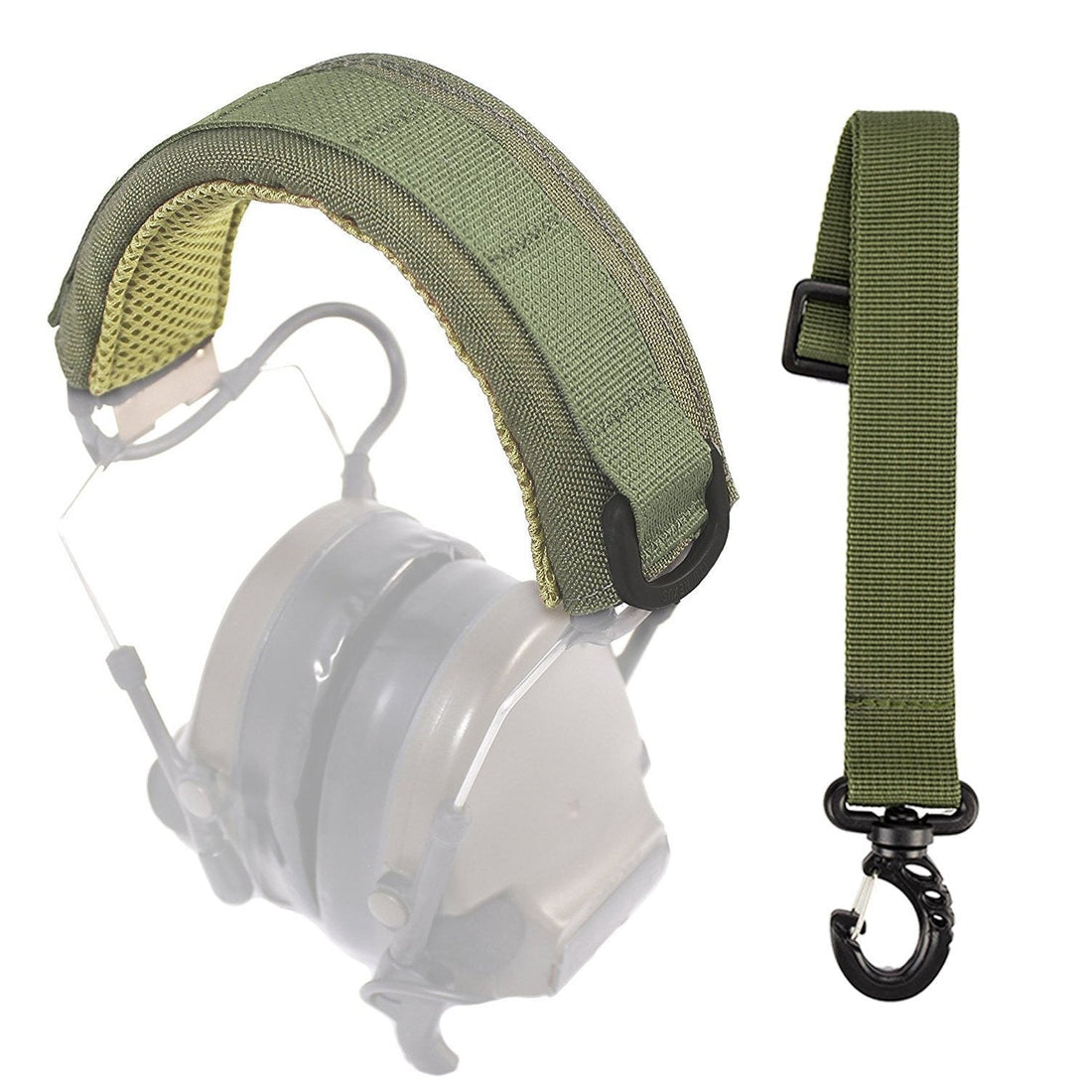 Outdoor Tactical Headphone Cover MOLLE Headwear Extended Edition Battle Earphone Cover Comfortable and Breathable