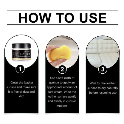 Leather Repair Cream, Leather Care Cream Sofa Car Seat Multi-Functional Leather Repair Cream