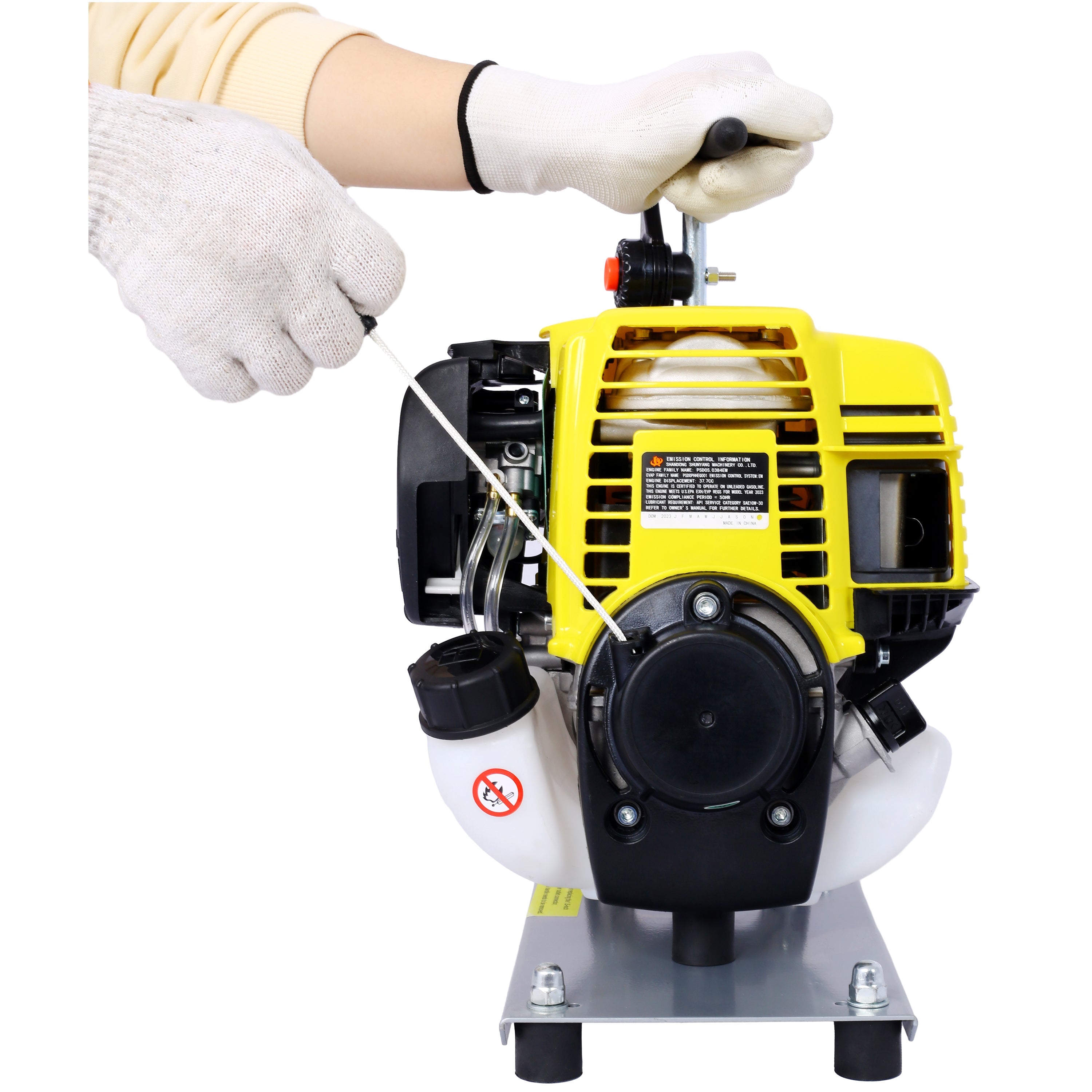 38CC four stroke gasoline water pump 1.5 "portable gas power delivery pump 8500r/min 10FT x 1" suction 1.5 "flat hose