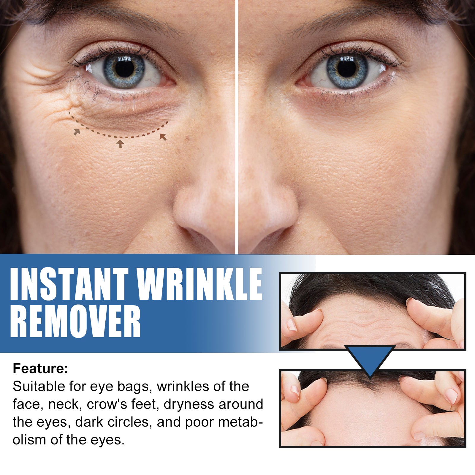 5 Seconds Retinol Cream To Reduce Fine Lines Under Eyes Hydrating Moisturizing Cream To Soften Skin
