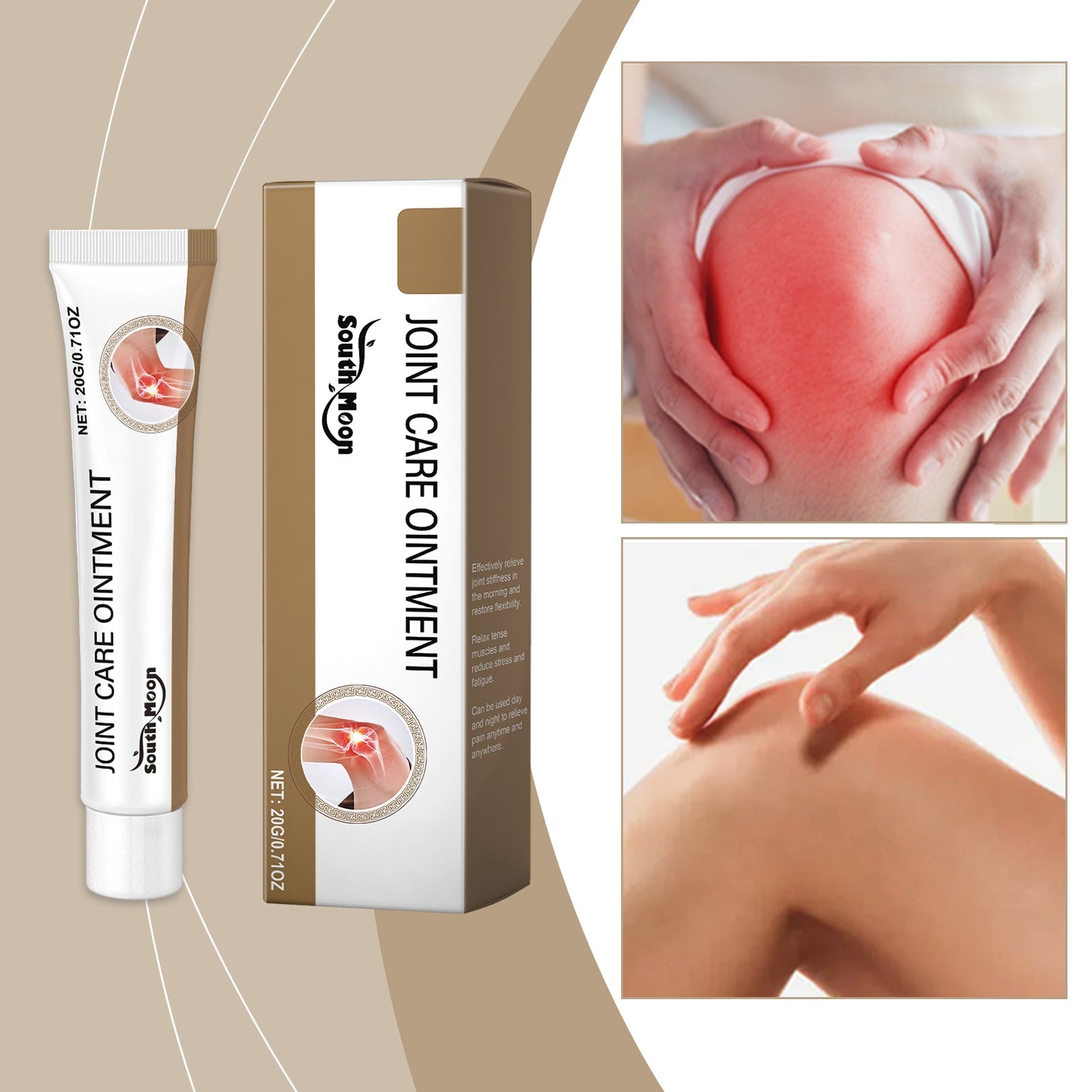 Joint Care Ointment, Gentle Formula Comfort Massage Care Body Joint Care Ointment