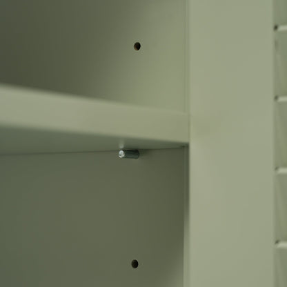 30-Inch Bathroom Vanity with Ceramic Sink Combination, Ample Storage - Features 1 Pullout and Multifunctional Shelf Dividers