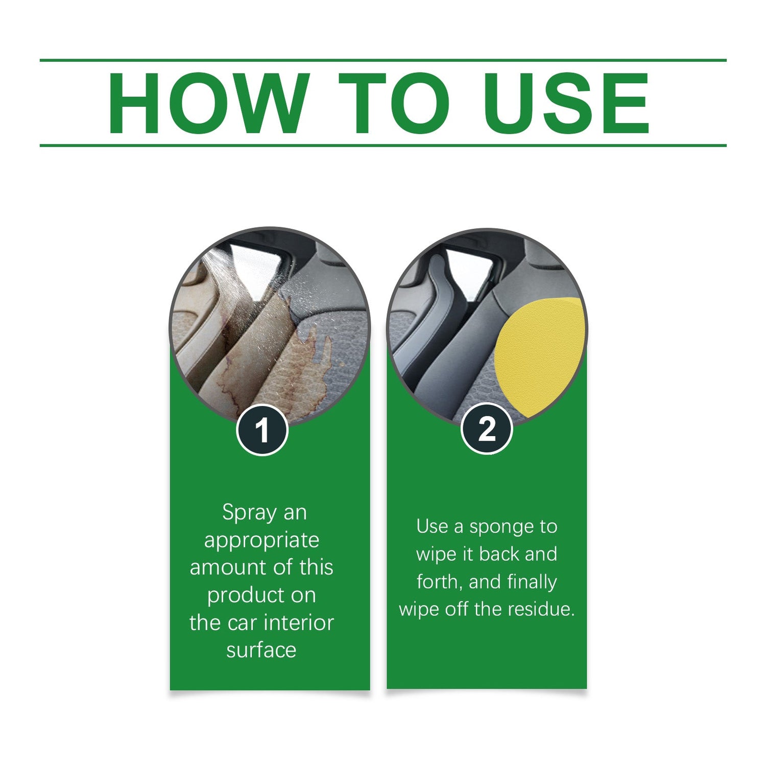 Car Seat Leather Foam Cleaner