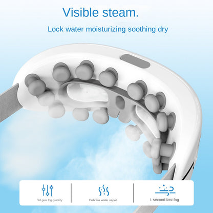 Eye Care Instrument Humidifying Steam Moisturizing Eye Massager Eye Mask Heat Vibration Children&