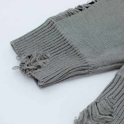 Trendy Lazy Crochet Hole Sweater Men&