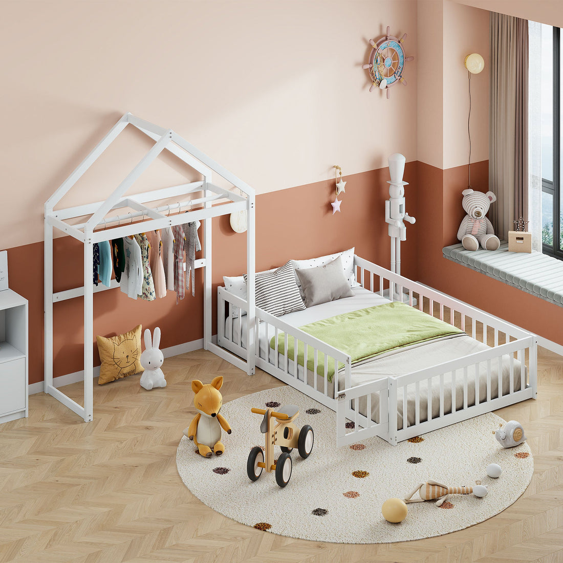 Wooden Full Size Children&