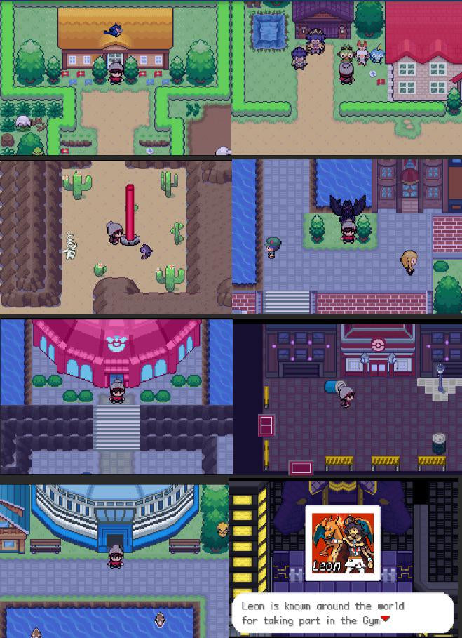 Pokemon Sword &amp; Shield Ultimate Plus GBA Pokemon ROM Hack Game Boy Advance