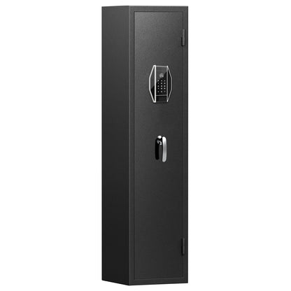 3-4 rifle and handgun safes, quick fingerprint with detachable rack and 2 adjustable gun slots