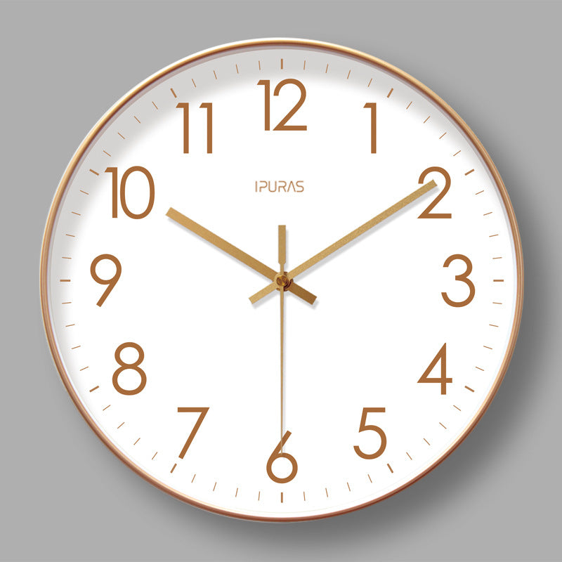 2025 New 10/12/14 - inch Electronic Calendar Wall Clock. Monitors temp &amp; humidity. Dual - display. Mute. Quartz movement.
