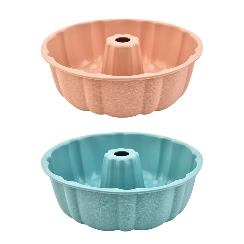 10-inch Non-Stick Silicone Bundt Pan - Multipurpose Baking Mold for Cakes, Jello &amp; Gelatin