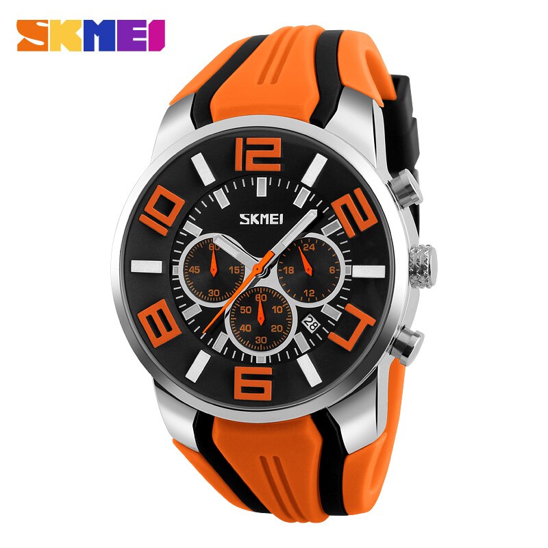SKMEI 9128 Watches Men Luxury Brand Chronograph Men Sports Watches Waterproof Male Clock Quartz Men&