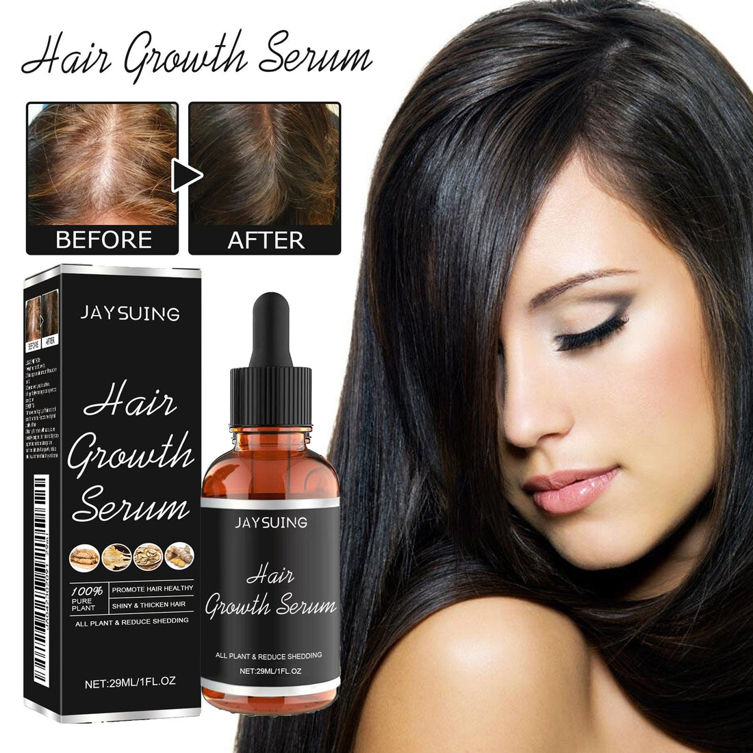 Hair Serum Gently Nourishes Scalp Massage For Gentle Hair Nourishing Essential Oil