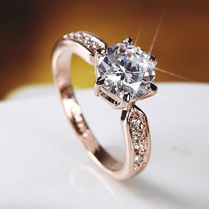 Elegant and luxurious wedding ring, women&