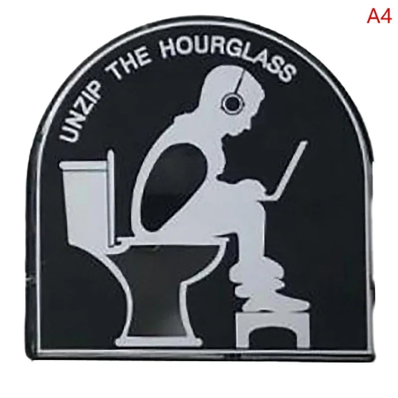Time Out Stool Sand 5 Minute Restroom Clock Hourglass Valentine&