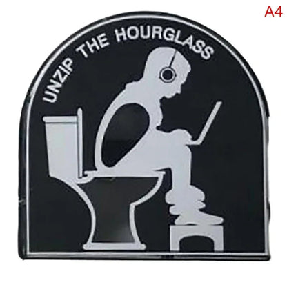 Time Out Stool Sand 5 Minute Restroom Clock Hourglass Valentine&