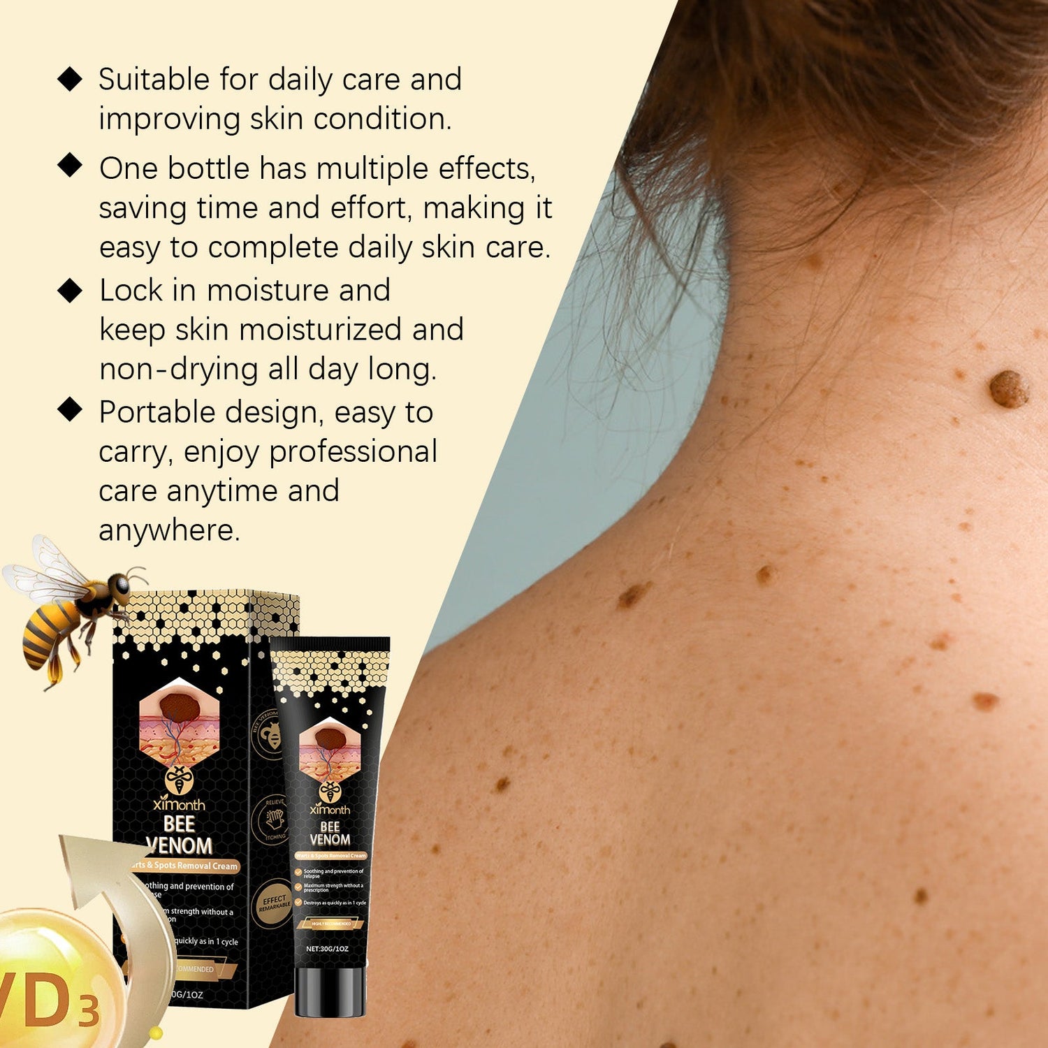 Kew Care Cream Herbal Essence Gently Cleanses And Moisturizes The Body Skin With A Smooth Repair Cream
