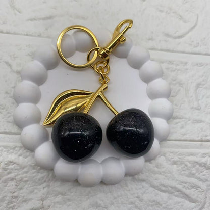 Cherry car keychain high-end women&