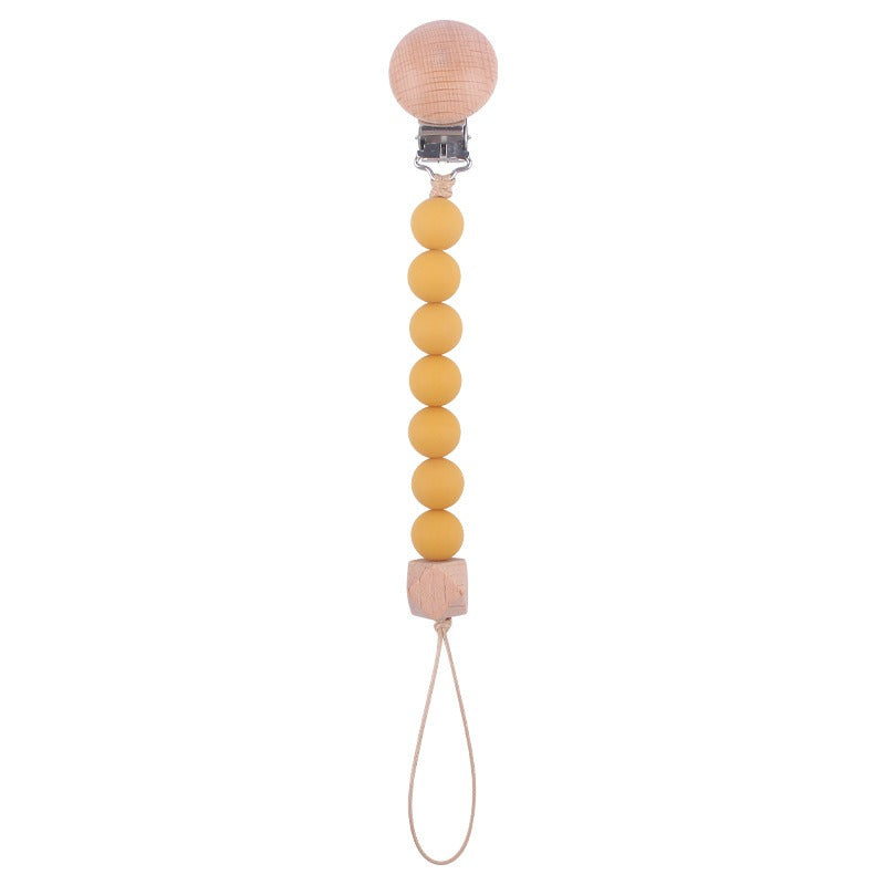 Beech Wood Pacifier Clip