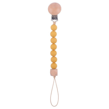 Beech Wood Pacifier Clip