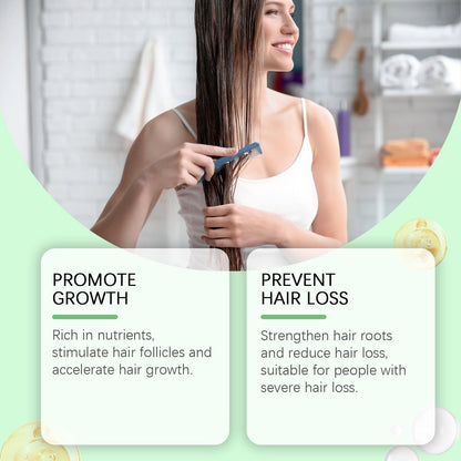 Herbal Rice Water Hair Treatment Spray Scalp Repair Nourishes Dry Hair And Fluffs And Softens Hair Spray