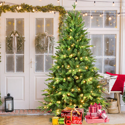 7FT PE&amp;PVC Prelit Christmas Tree