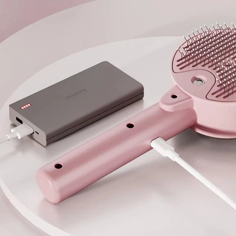 Pet Spray Massage Comb for Cats and Dogs with Electric Spray Water Steam Brush Kitten Pet Bath Brush Massage Pet Hair Remover