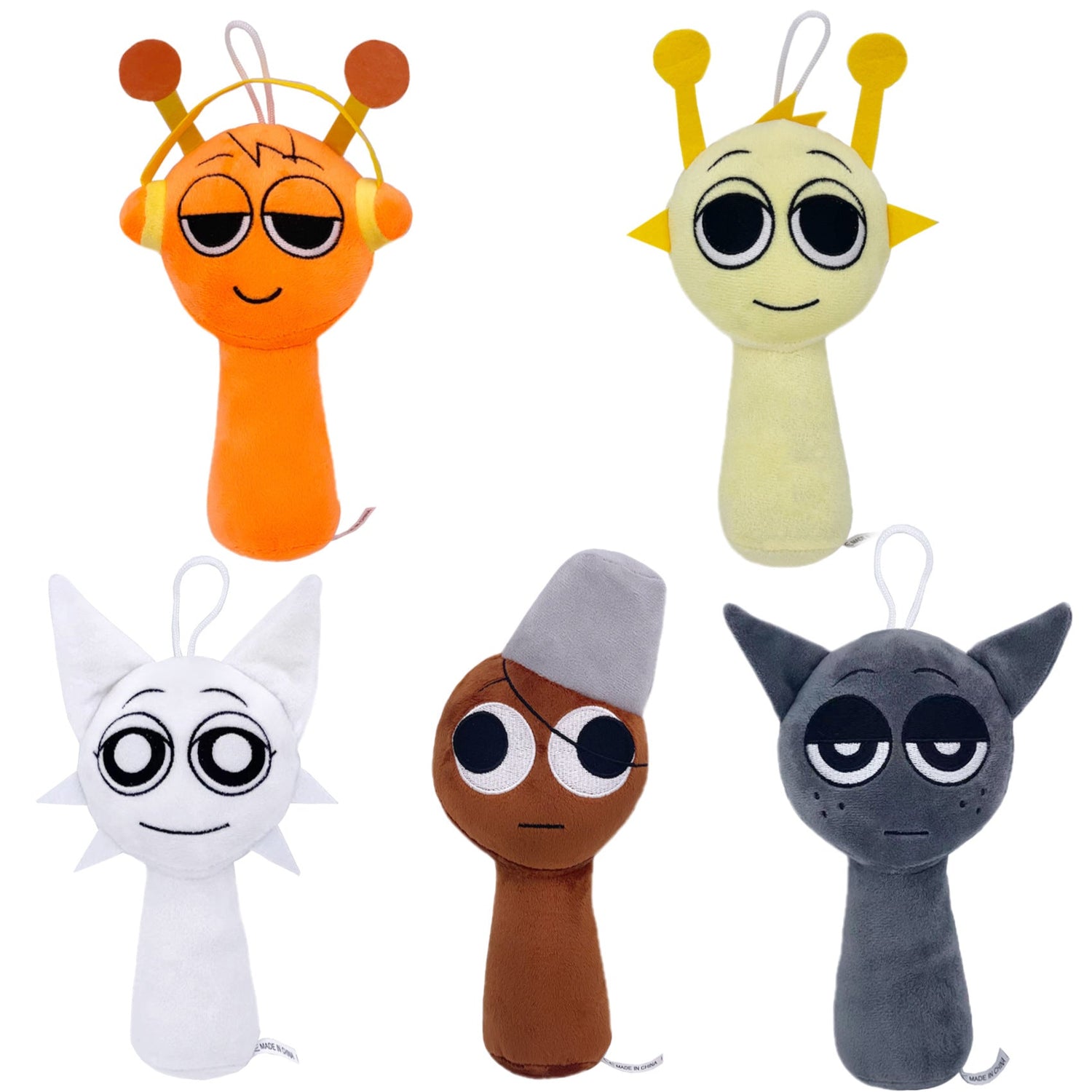 Sprunki Plush Rhythm Box Game Character Surrounding Plush Toys Dolls