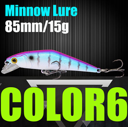 AFISHLURE Fishing Lure Wobblers Trout  85mm/15g Minnow  Hard Baits Iscas Artificial Pesca Leurre