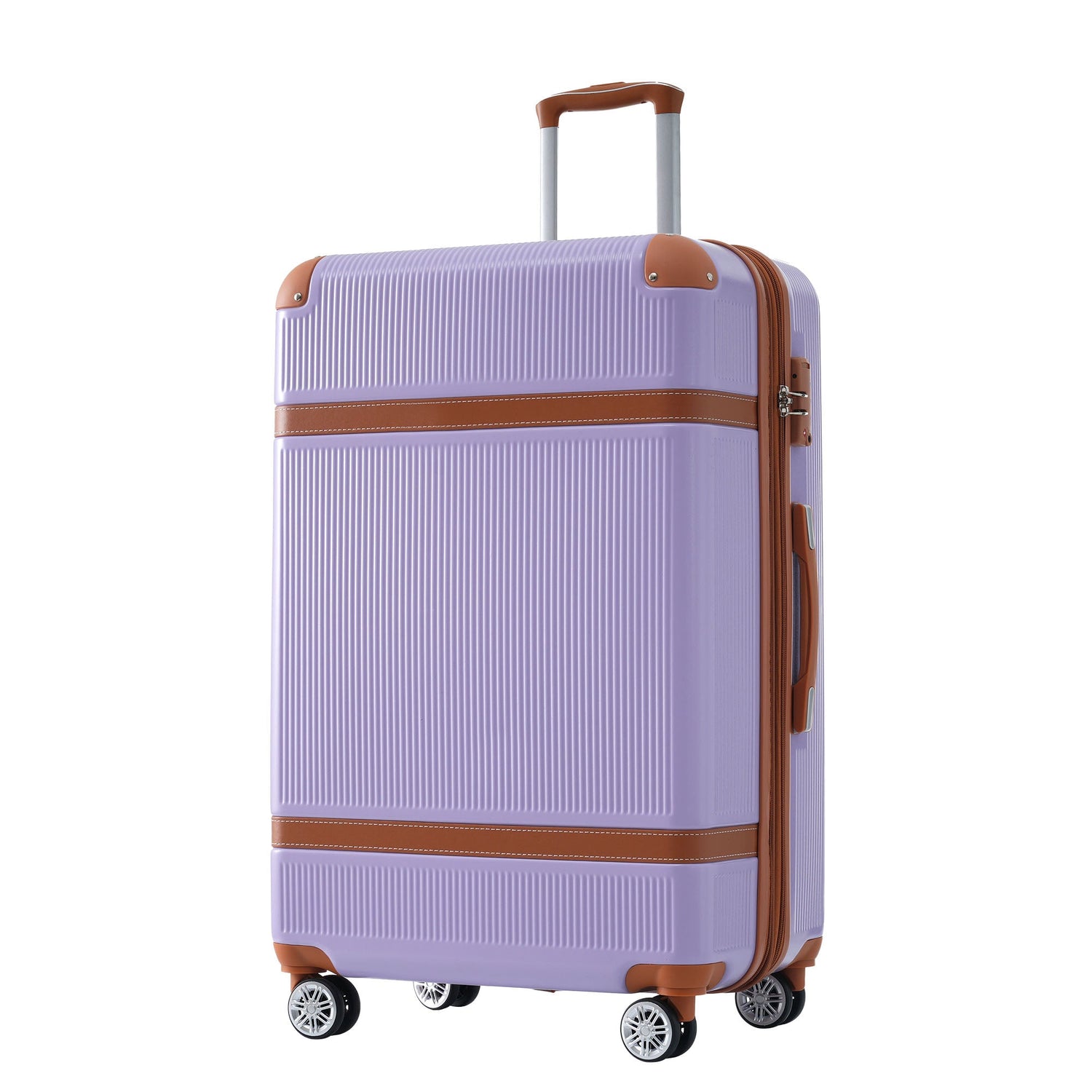 Hardshell Luggage Sets 3 Piece double spinner 8 wheels Suitcase with TSA Lock Lightweight 20&