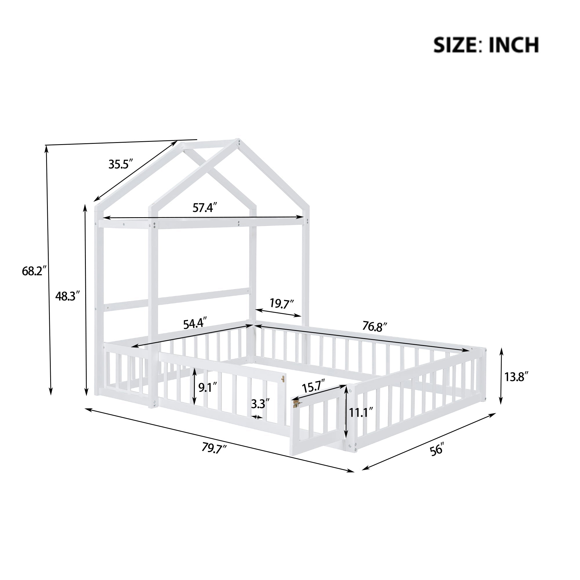 Wooden Full Size Children&
