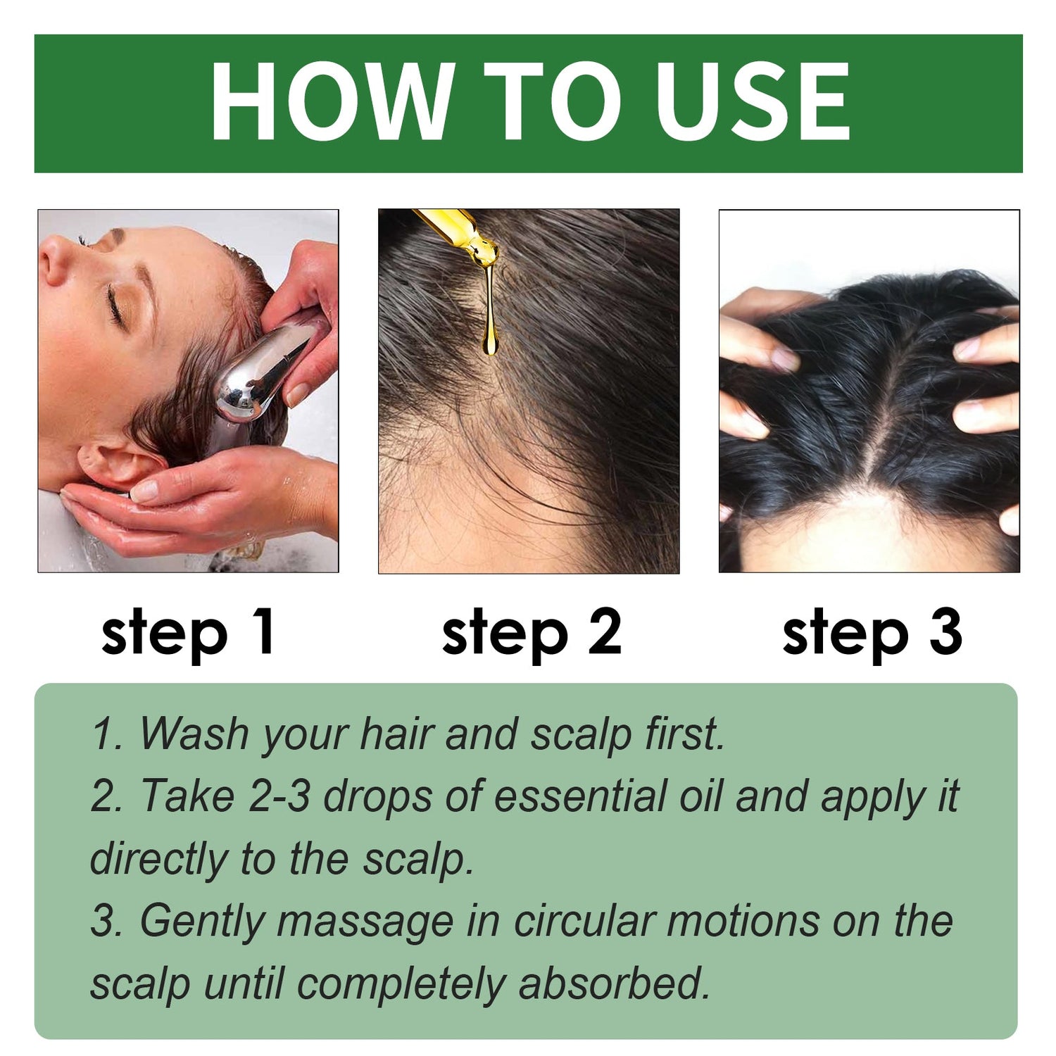 Rosemary Essential Oil, Repair Solid Hair Strong And Moisturizing Hair Roots Thick And Supple Hair Care Essential Oil